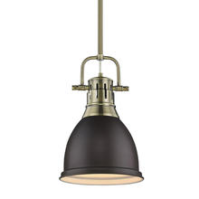  3604-S AB-RBZ - Duncan Small Pendant with Rod